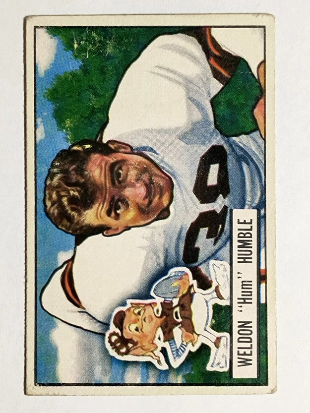 1951 Bowman #1 Weldon Humble RC (VG)
