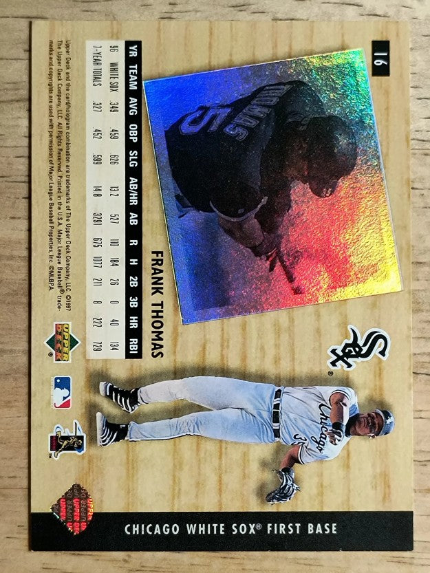 1997 UD3 #16 Frank Thomas