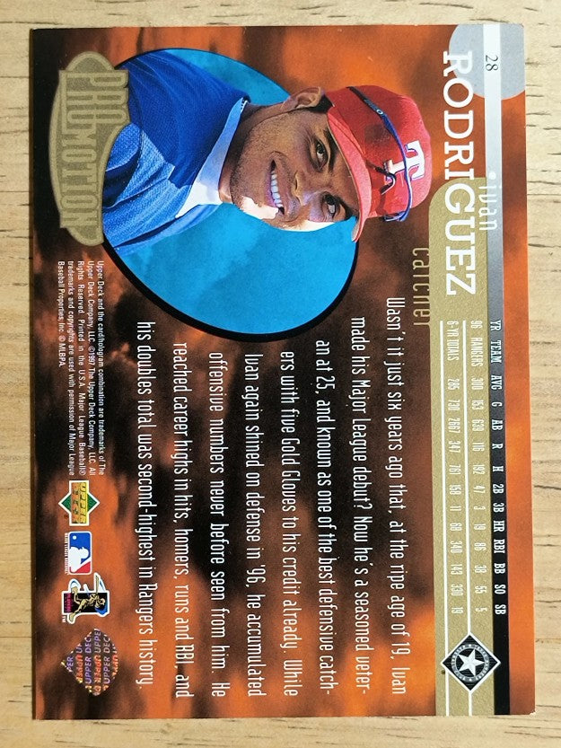 1997 UD3 #28 Ivan Rodriguez