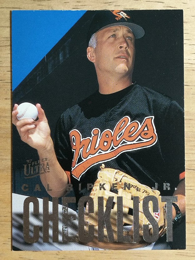 1997 Ultra Checklists #A7 Cal Ripken