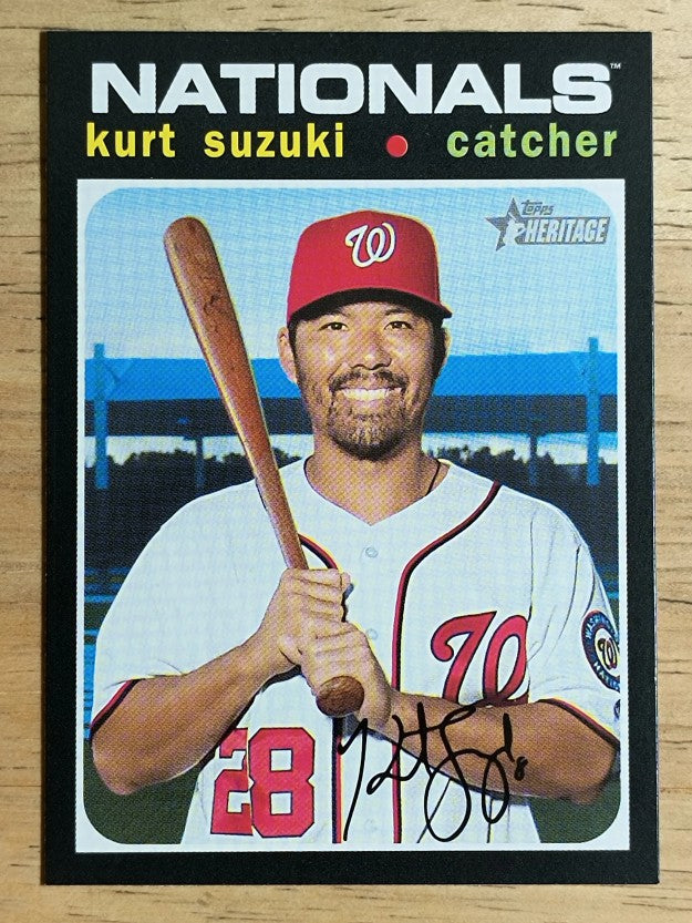 2020 Topps Heritage #165 Kurt Suzuki