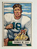 1951 Bowman #27 Thurman McGraw RC (VGEX)