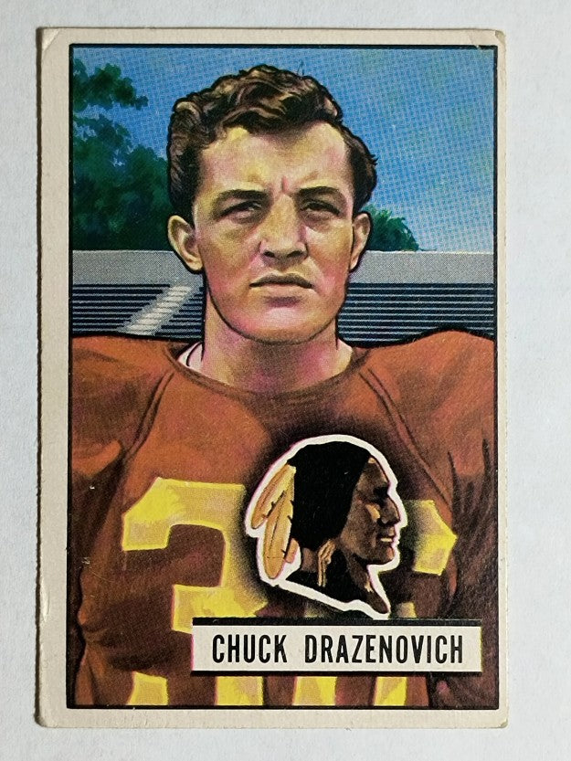 1951 Bowman #35 Chuck Drazenovich RC (VGEX)
