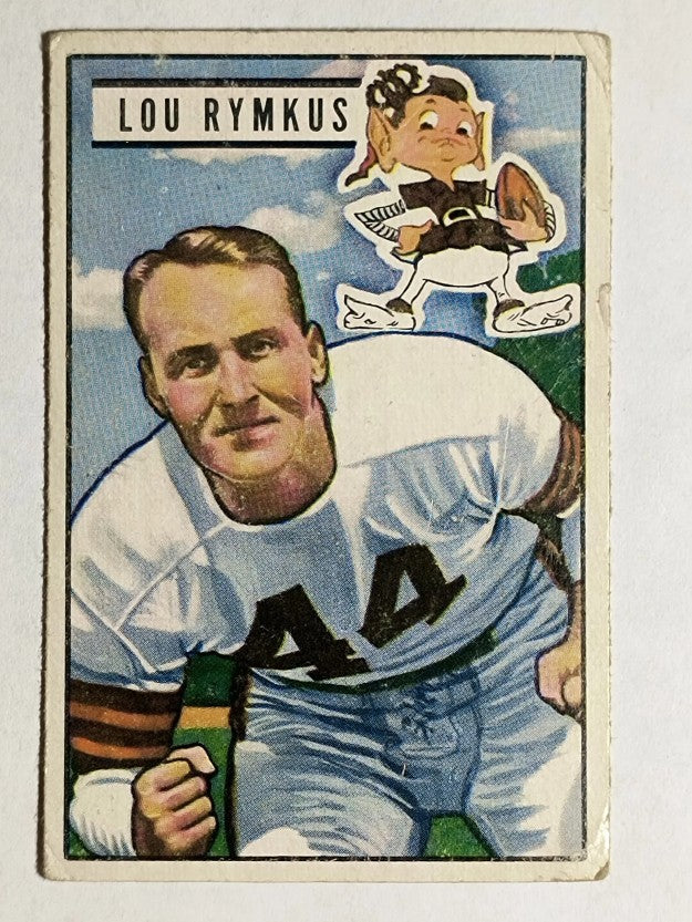 1951 Bowman #38 Lou Rymkus (VG)