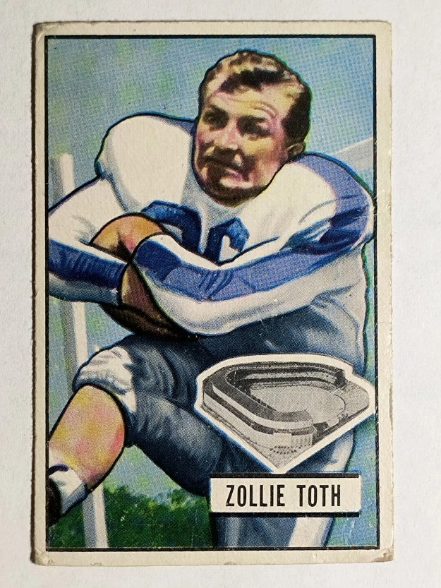 1951 Bowman #45 Zollie Toth RC (VG)