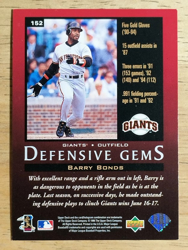 1997 Upper Deck #152 Barry Bonds DG