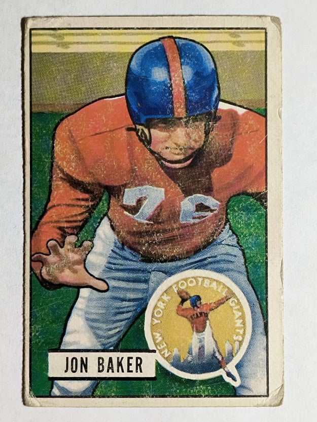 1951 Bowman #57 Jon Baker RC (VG)