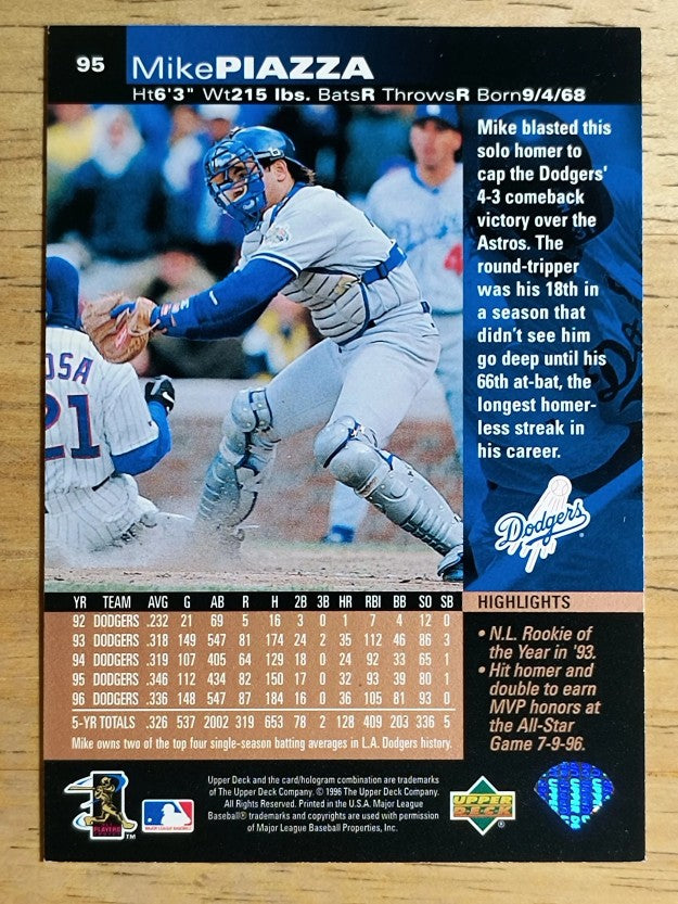 1997 Upper Deck #95 Mike Piazza