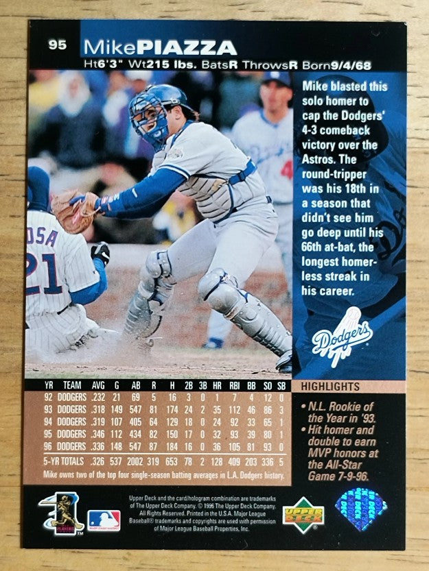 1997 Upper Deck #95 Mike Piazza
