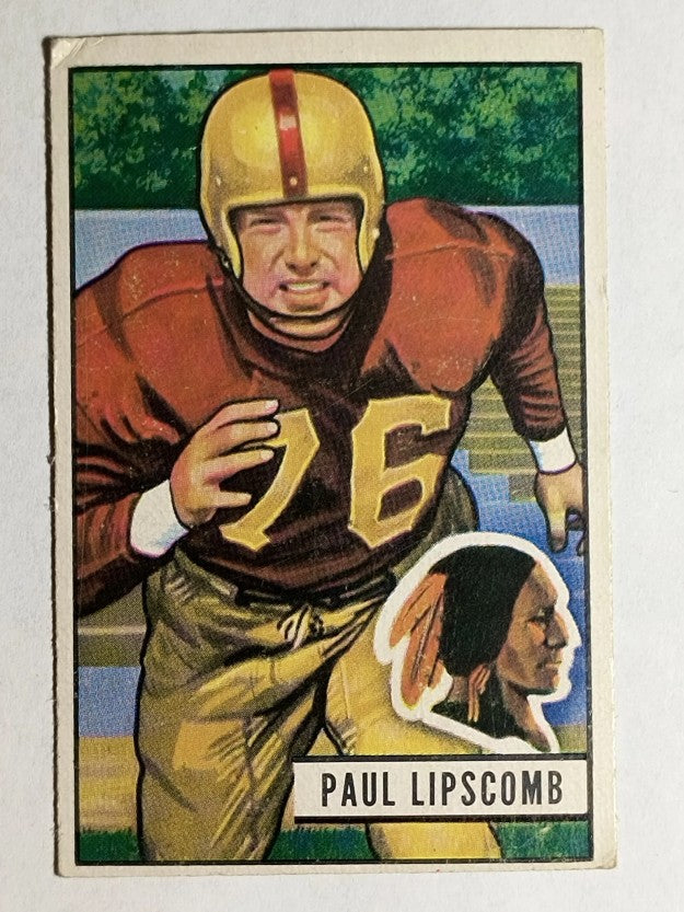 1951 Bowman #71 Paul Lipscomb RC (EX)