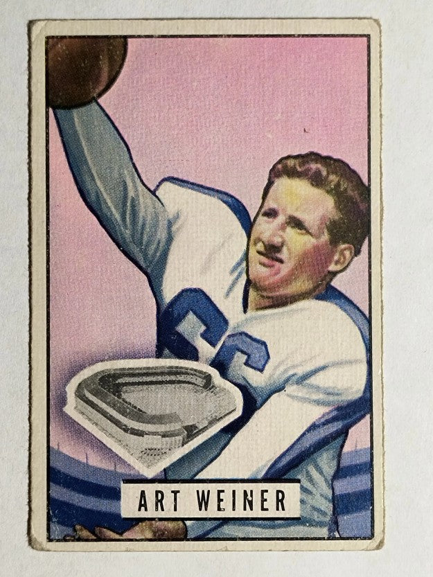 1951 Bowman #80 Art Weiner (VGEX)