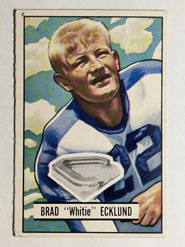 1951 Bowman #81 Brad Ecklund RC (VGEX)