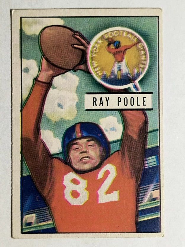1951 Bowman #93 Ray Poole (EX)