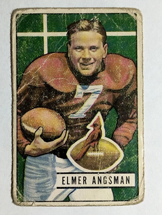 1951 Bowman #97 Elmer Bud Angsman (POOR)