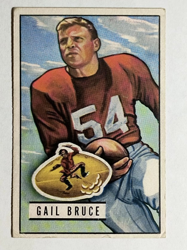1951 Bowman #104 Gail Bruce (VGEX)