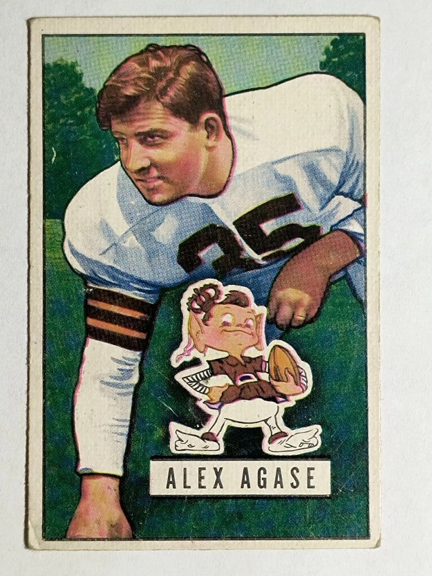 1951 Bowman #111 Alex Agase (EX)