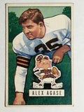 1951 Bowman #111 Alex Agase (EX)