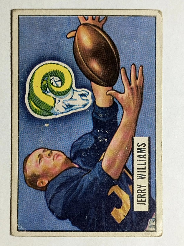 1951 Bowman #114 Jerry Williams RC (VG)