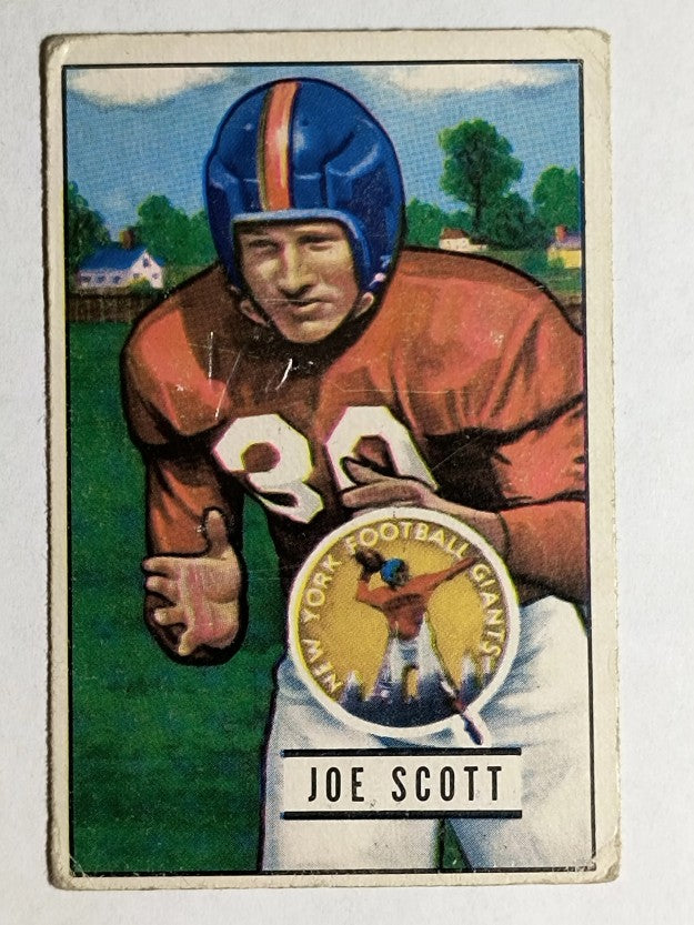 1951 Bowman #128 Joe Scott (VG)