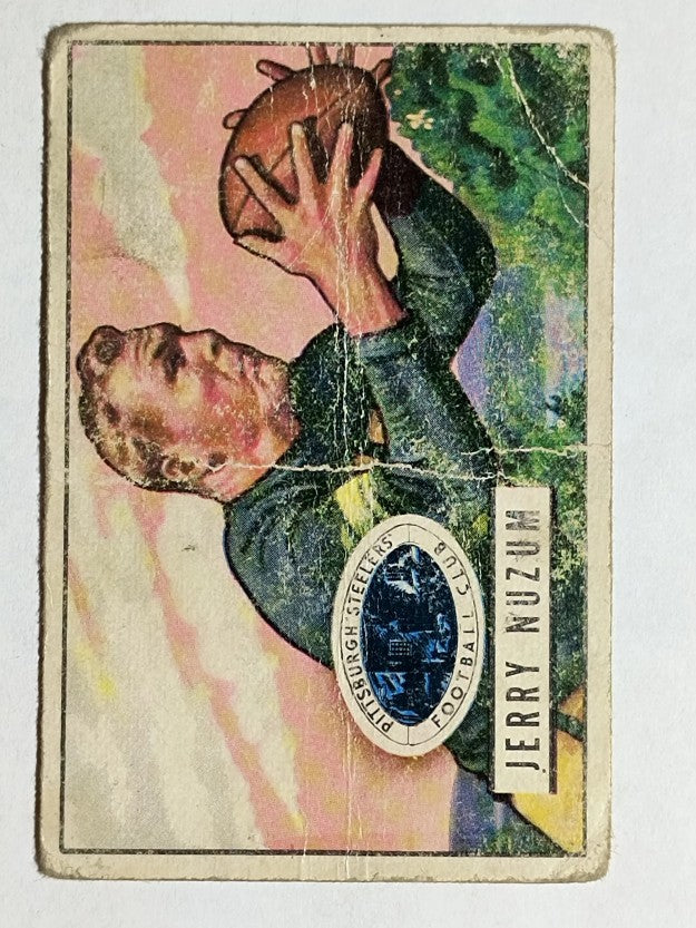 1951 Bowman #129 Jerry Nuzum (POOR)