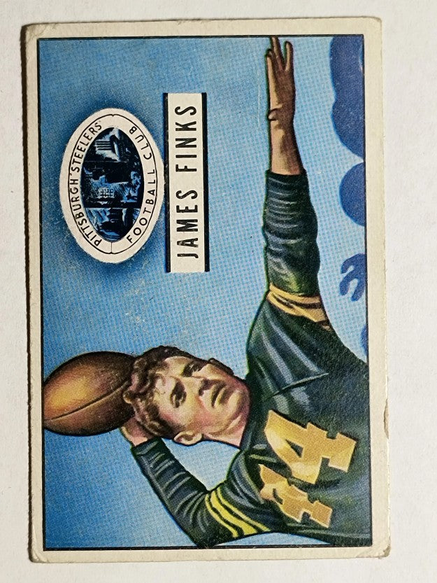 1951 Bowman #130 Jim Finks (VGEX)