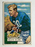 1951 Bowman #134 Ollie Cline RC (GOOD)
