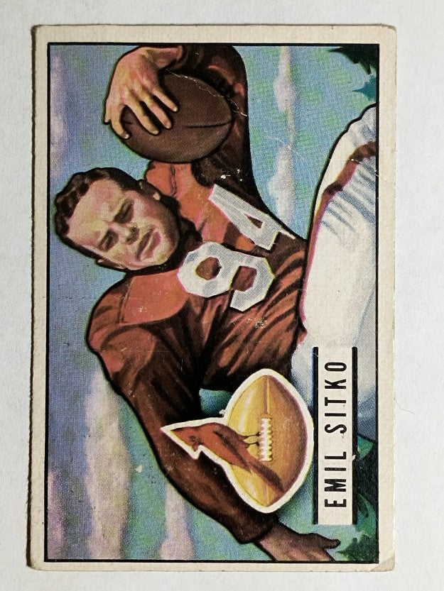 1951 Bowman #139 Emil Sitko (VG)