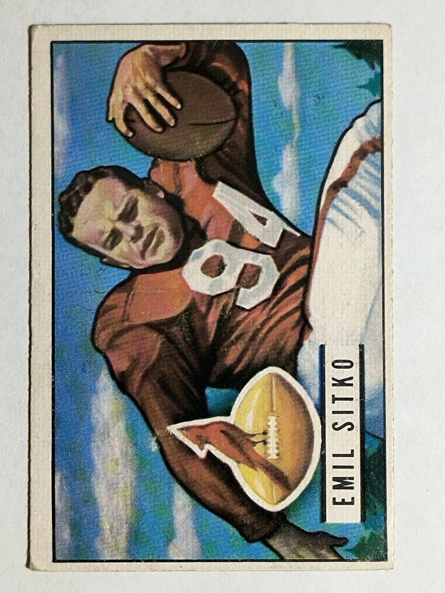 1951 Bowman #139 Emil Sitko (VGEX)