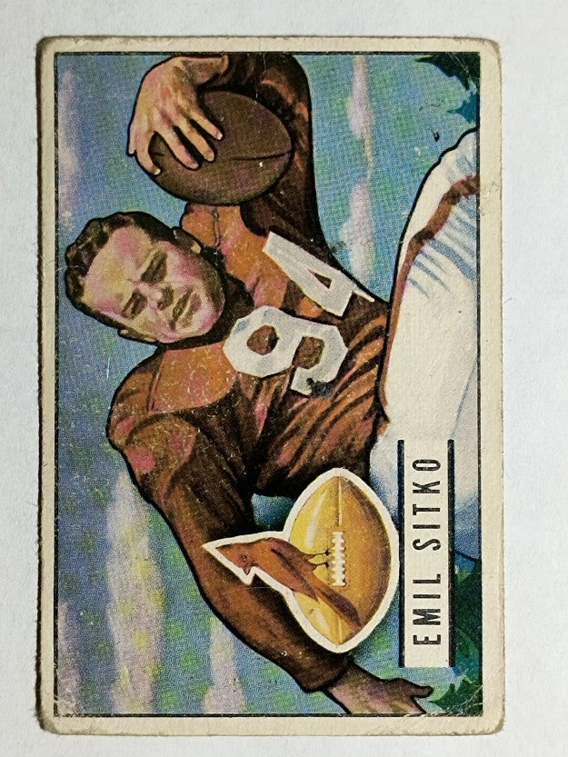 1951 Bowman #139 Emil Sitko (VG)