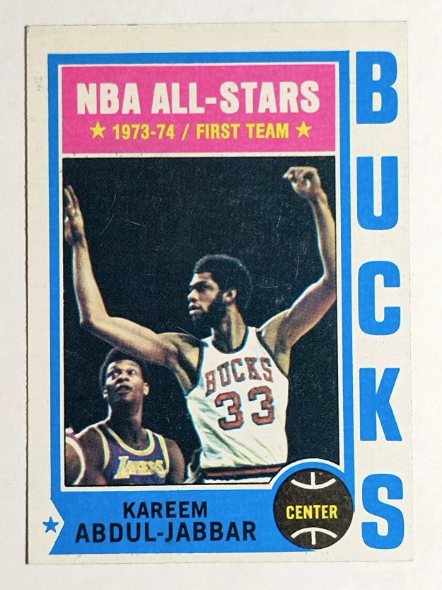 1974-75 Topps #1 Kareem Abdul-Jabbar (EXMT)