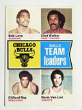 1974-75 Topps #84 Bob Love/Chet Walker/Clifford Ray/Norm Van Lier TL (NMMT)