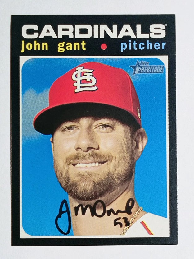 2020 Topps Heritage #187 John Gant
