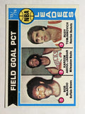 1974-75 Topps #146 Bob McAdoo/Kareem Abdul-Jabbar/Rudy Tomjanovich LL (NMMT)