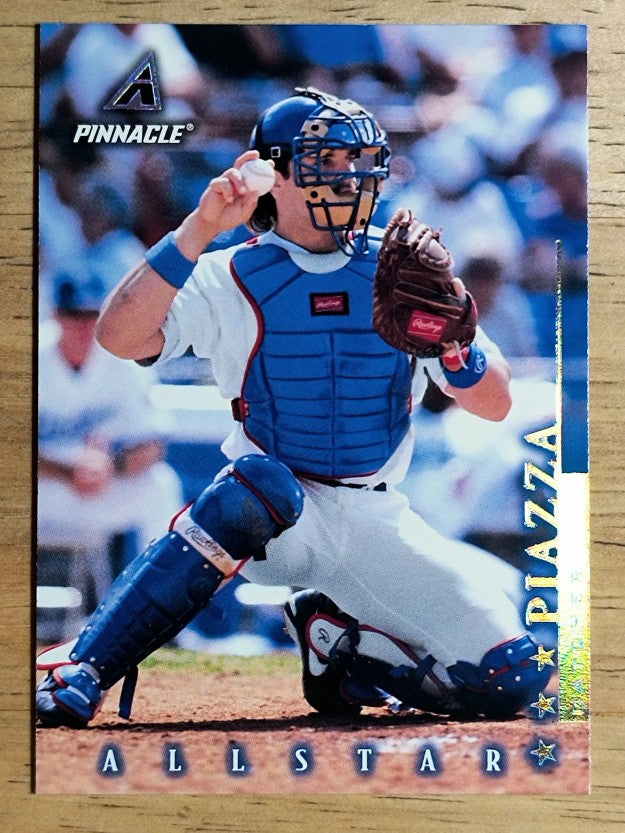 1998 Pinnacle Away Statistics Back #7 Mike Piazza