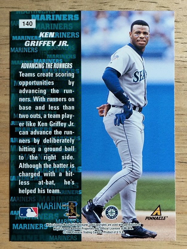 1998 Pinnacle Inside #140 Ken Griffey Jr. IT