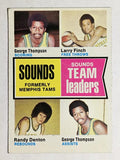 1974-75 Topps #225 George Thompson/Larry Finch/Randy Denton TL (EXMT)