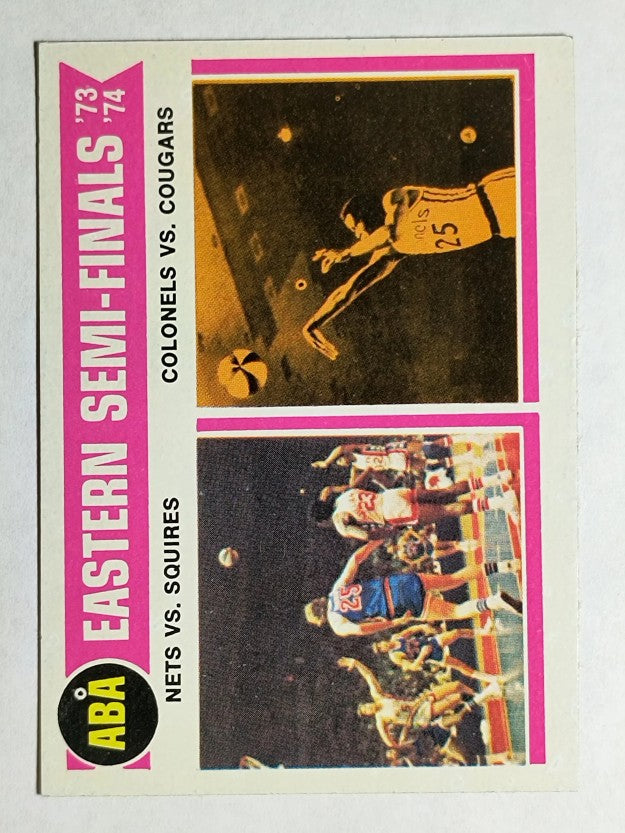 1974-75 Topps #246 ABA Eastern Semis (NMMT)