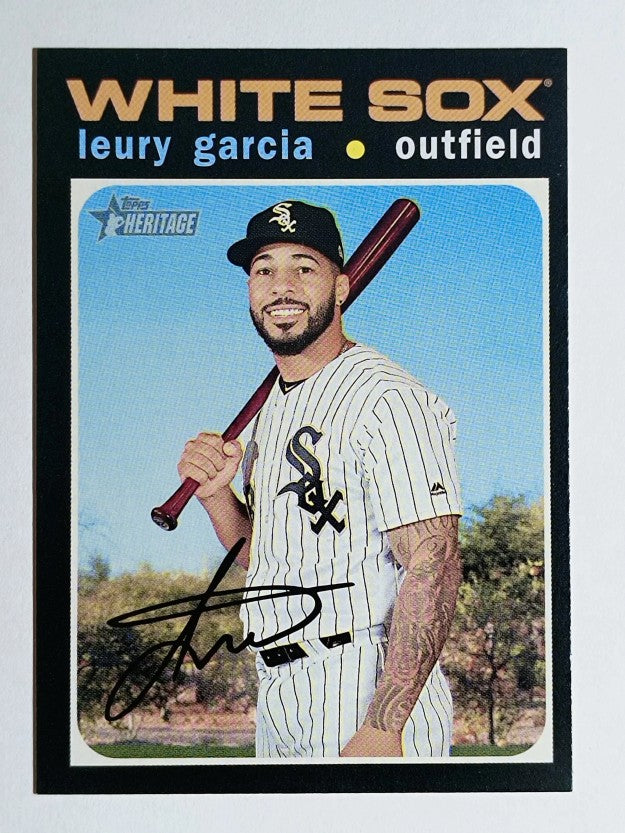 2020 Topps Heritage #189 Leury Garcia