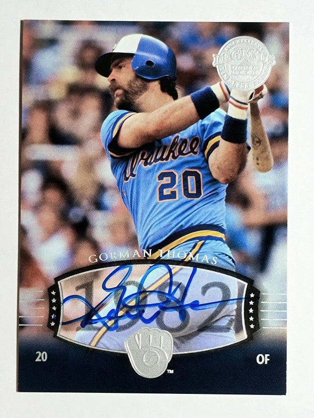 2004 UD Legends Timeless Teams Autographs #221 Gorman Thomas 82