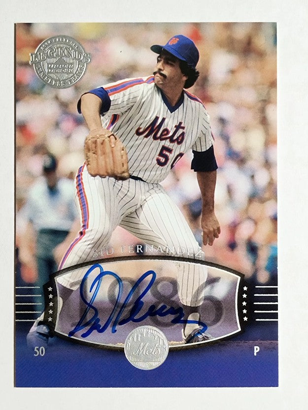2004 UD Legends Timeless Teams Autographs #264 Sid Fernandez 86