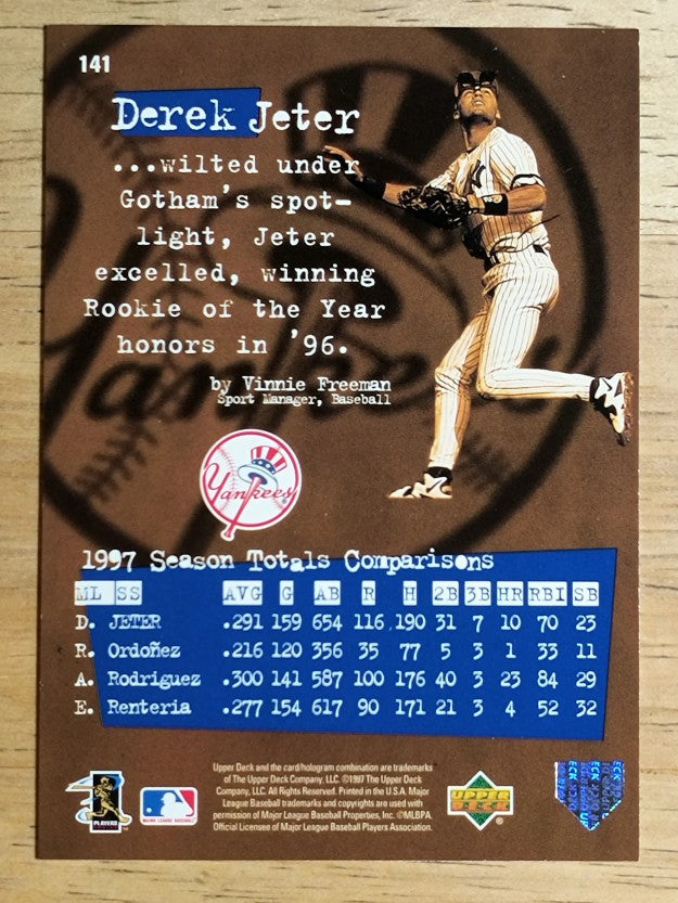 1998 Upper Deck #141 Derek Jeter DG