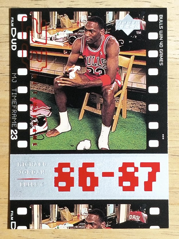 1998 Upper Deck Michael Jordan Living Legend #16 Michael Jordan TF 1988-89