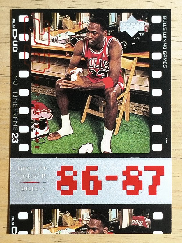 1998 Upper Deck Michael Jordan Living Legend #16 Michael Jordan TF 1988-89