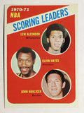 1971-72 Topps #138 Lew Alcindor/Elvin Hayes/John Havlicek LL (NM)