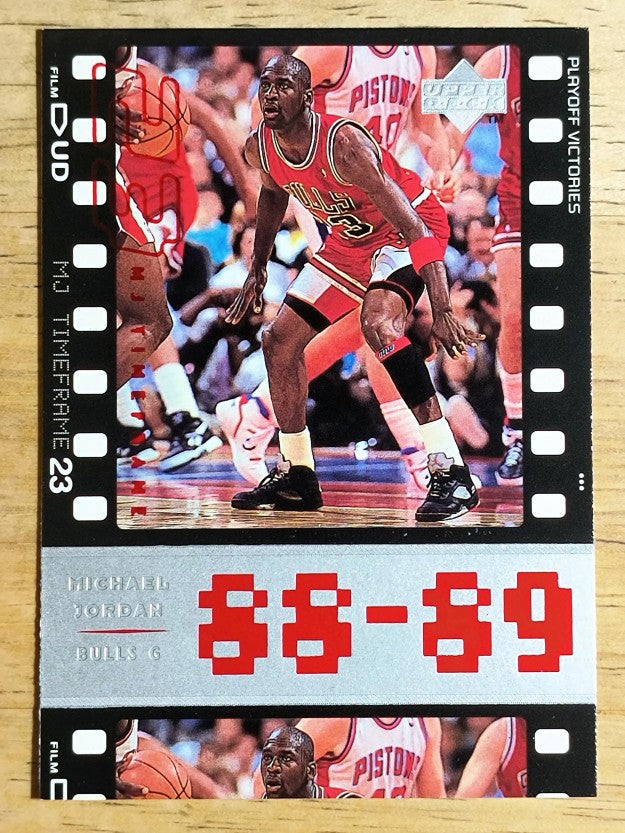 1998 Upper Deck Michael Jordan Living Legend #28 Michael Jordan TF 1989-90