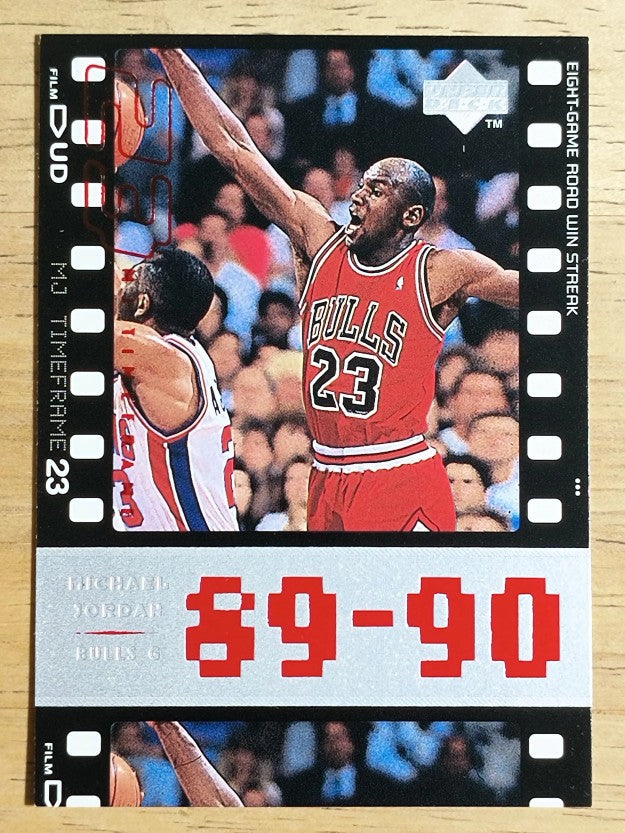 1998 Upper Deck Michael Jordan Living Legend #36 Michael Jordan TF 1990-91