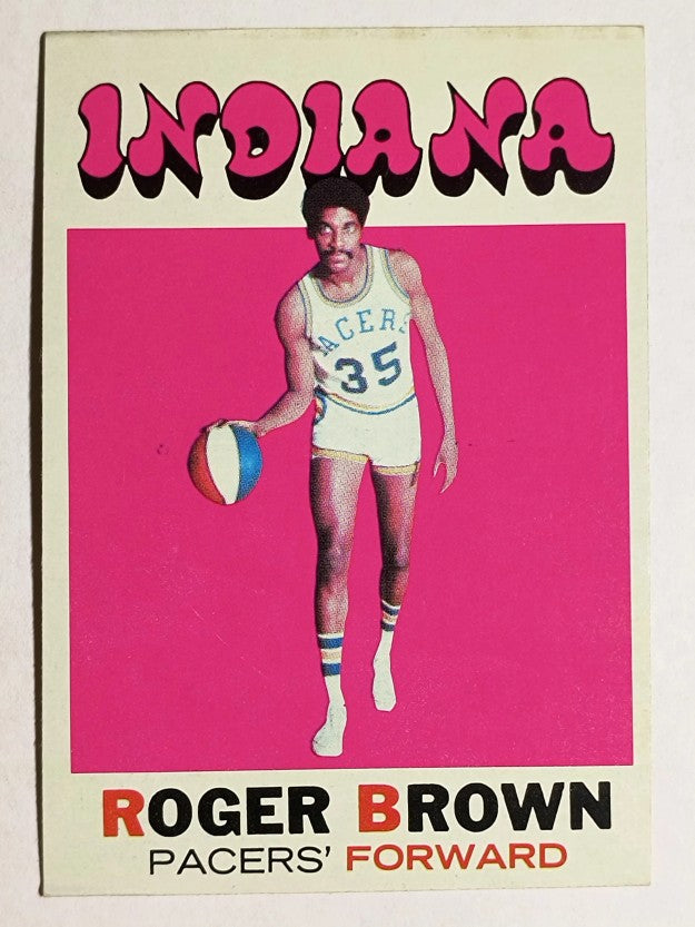 1971-72 Topps #225 Roger Brown RC (EX)