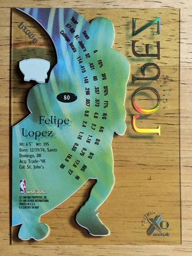 1998-99 E-X Century #80 Felipe Lopez RC