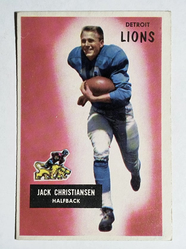 1955 Bowman #28 Jack Christiansen (VGEX)