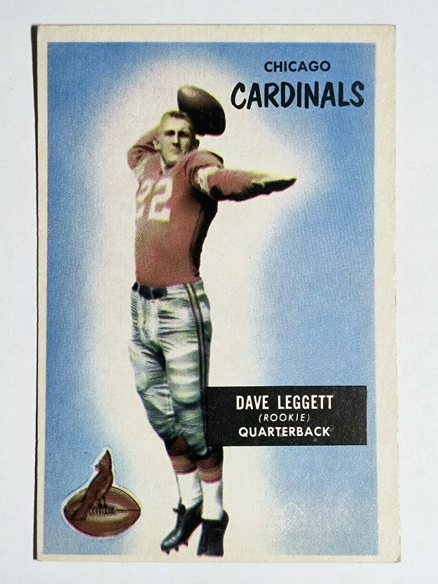 1955 Bowman #31 Dave Leggett RC (VGEX)